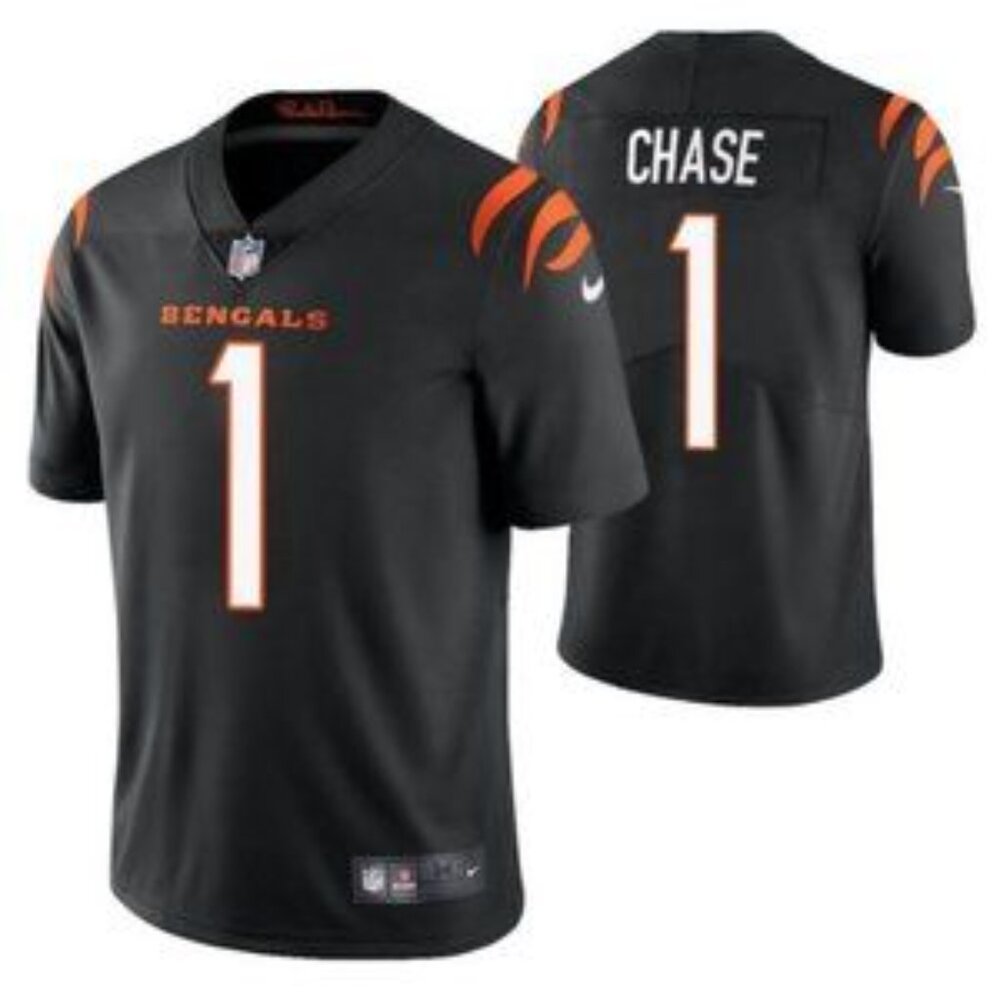 Bengals JaMarr Chase Black Jersey